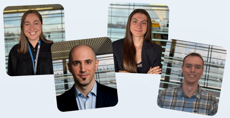 Collage de retratos de los trabajadores de Nexi Health